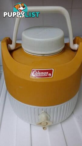 Vintage coleman water cooler jug