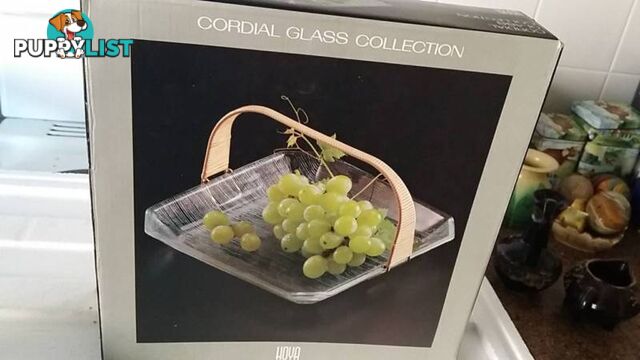 Brand new still in box glass dish