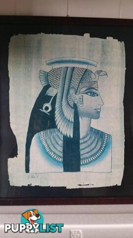 5 Egyptian framed prints