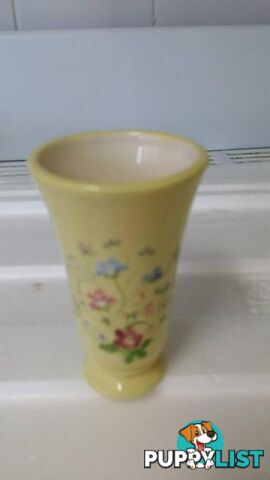 cute small decorative yellow vase