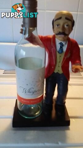 italian waiter wine bottler holder