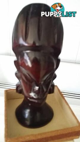 dark wooden statue