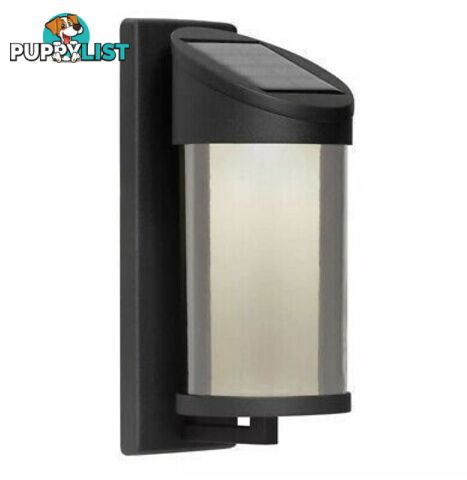 NATURALLY SOLAR 4pk Solar Post Accent Light, Black Finish.