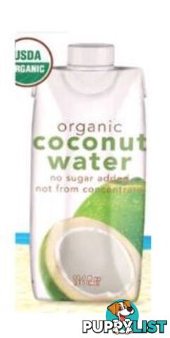 Assorted Coconut Water Cartons, Incl: 15 x SIGNATURE Organic Coconut Water