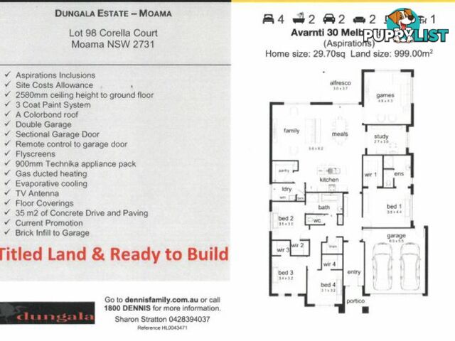 Lot 98 Corella Court MOAMA NSW 2731