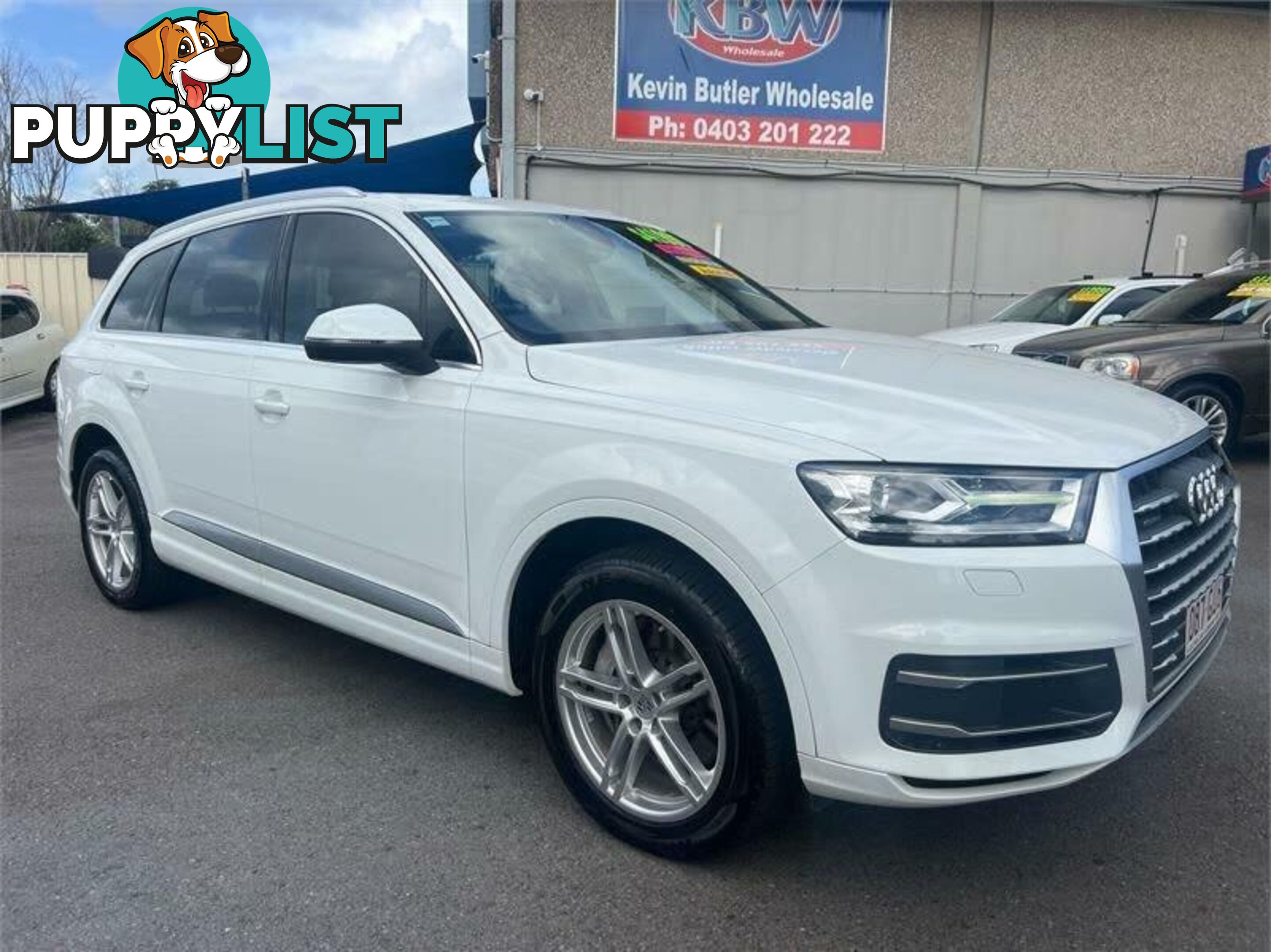 2018 Audi Q7 4M MY18 3.0 TDI Quattro (160kW) White 8 Speed Automatic Tiptronic Wagon