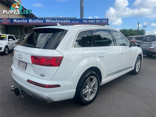 2018 Audi Q7 4M MY18 3.0 TDI Quattro (160kW) White 8 Speed Automatic Tiptronic Wagon