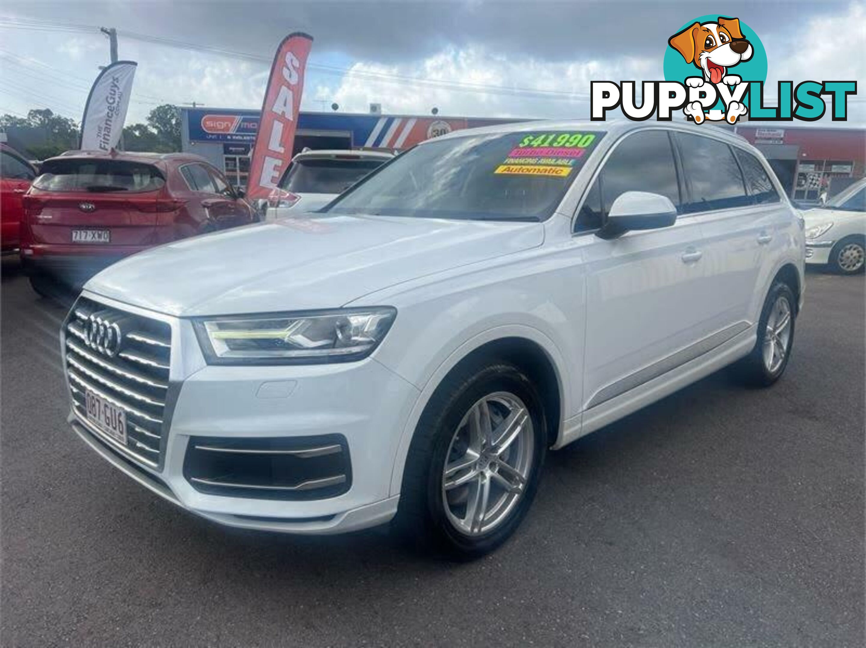 2018 Audi Q7 4M MY18 3.0 TDI Quattro (160kW) White 8 Speed Automatic Tiptronic Wagon