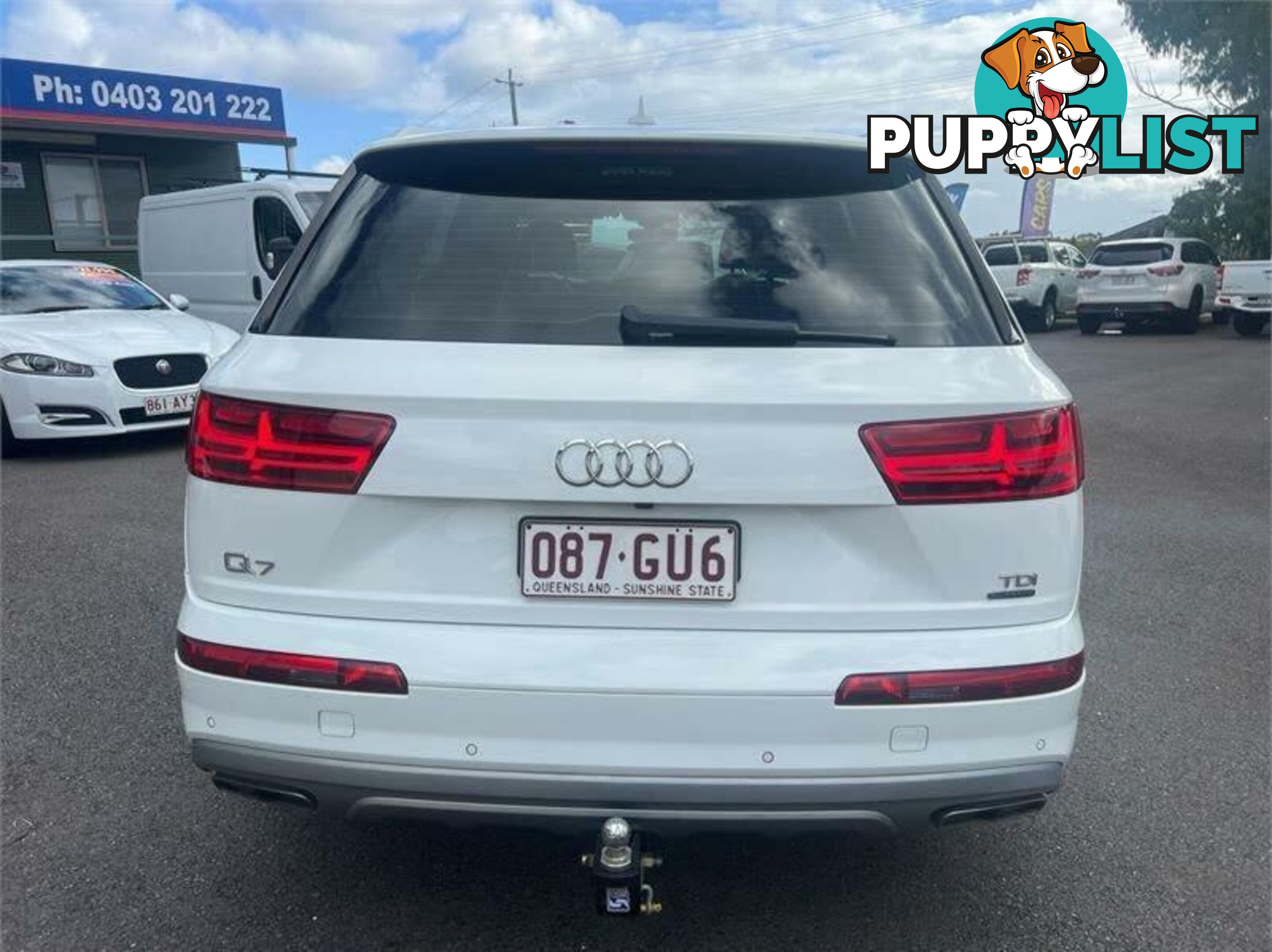 2018 Audi Q7 4M MY18 3.0 TDI Quattro (160kW) White 8 Speed Automatic Tiptronic Wagon