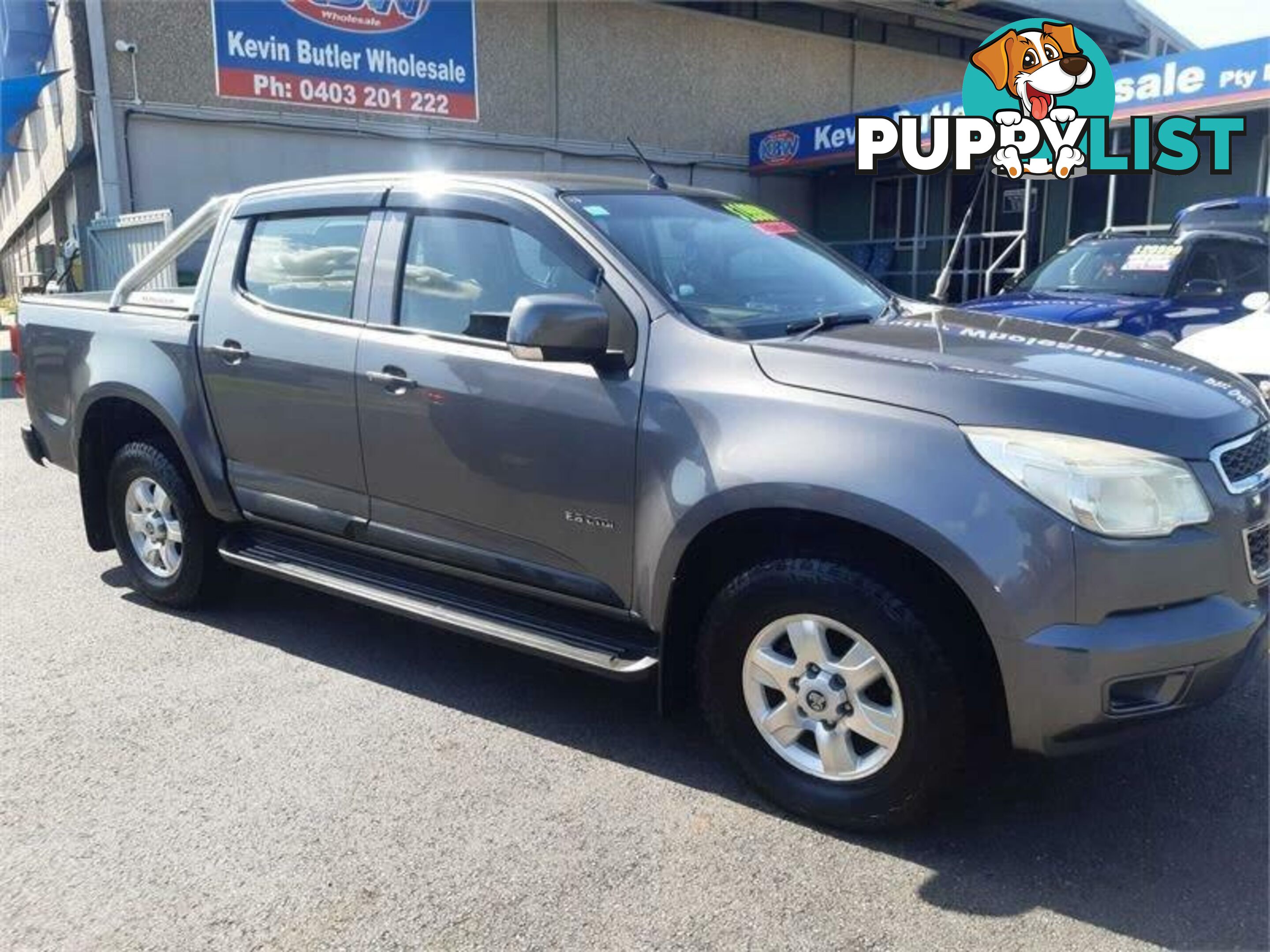 2012 Holden Colorado RG LT (4x4) Grey 6 Speed Automatic Crew Cab Pickup