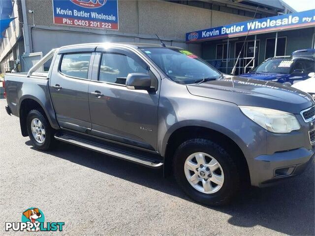 2012 Holden Colorado RG LT (4x4) Grey 6 Speed Automatic Crew Cab Pickup