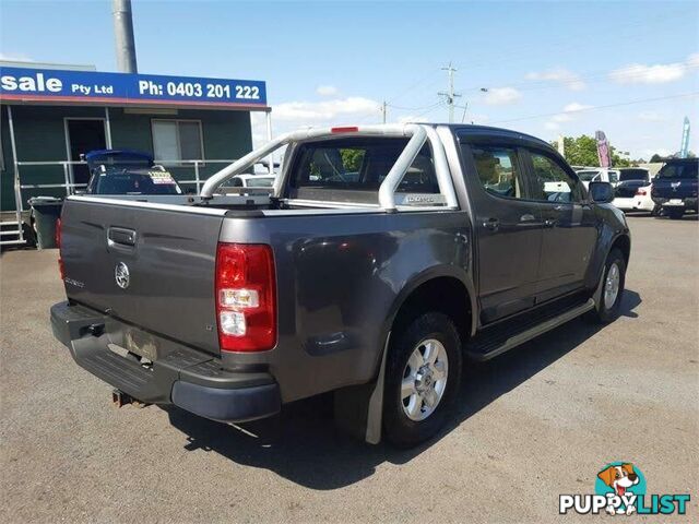 2012 Holden Colorado RG LT (4x4) Grey 6 Speed Automatic Crew Cab Pickup