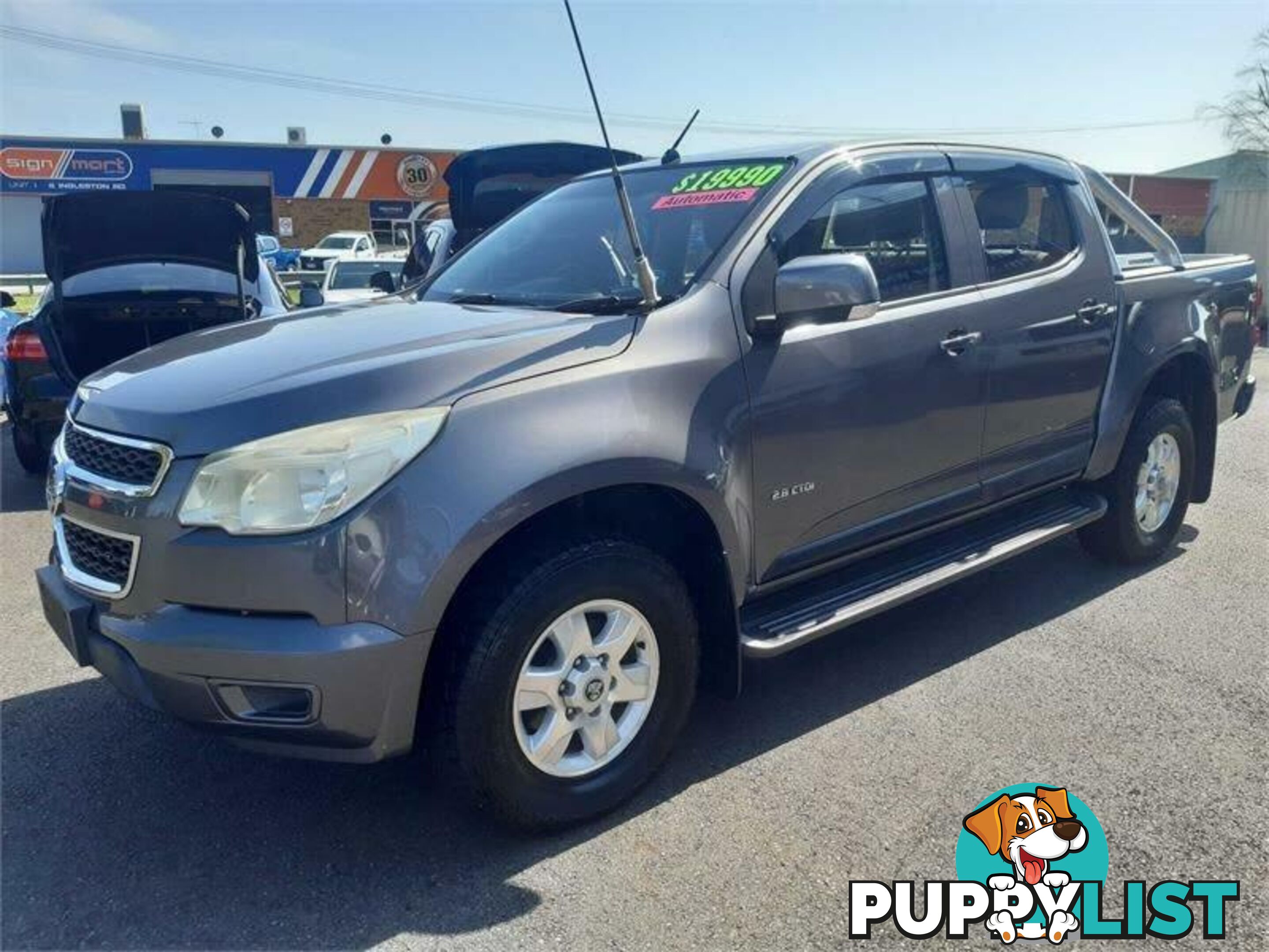 2012 Holden Colorado RG LT (4x4) Grey 6 Speed Automatic Crew Cab Pickup