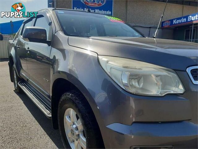 2012 Holden Colorado RG LT (4x4) Grey 6 Speed Automatic Crew Cab Pickup