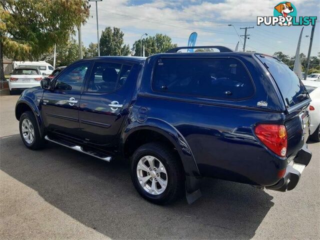 2012 Mitsubishi Triton MN MY12 GLX-R (4x4) Blue 5 Speed Automatic 4x4 Double Cab Utility