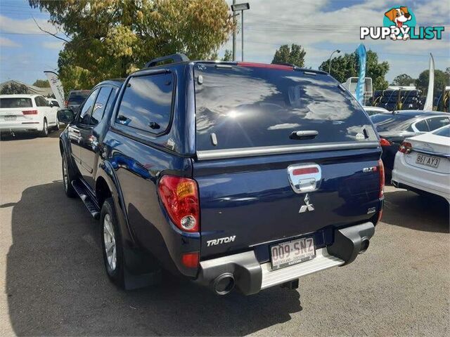 2012 Mitsubishi Triton MN MY12 GLX-R (4x4) Blue 5 Speed Automatic 4x4 Double Cab Utility