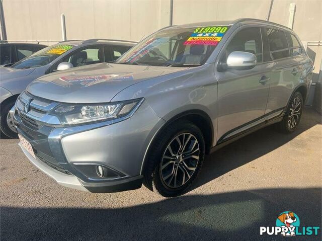 2016 Mitsubishi Outlander ZK MY16 XLS (4x4) Silver 6 Speed Automatic Wagon