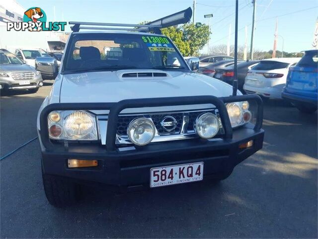 2013 Nissan Navara D22 Series 5 ST-R (4x4) White 5 Speed Manual Dual Cab Pick-up