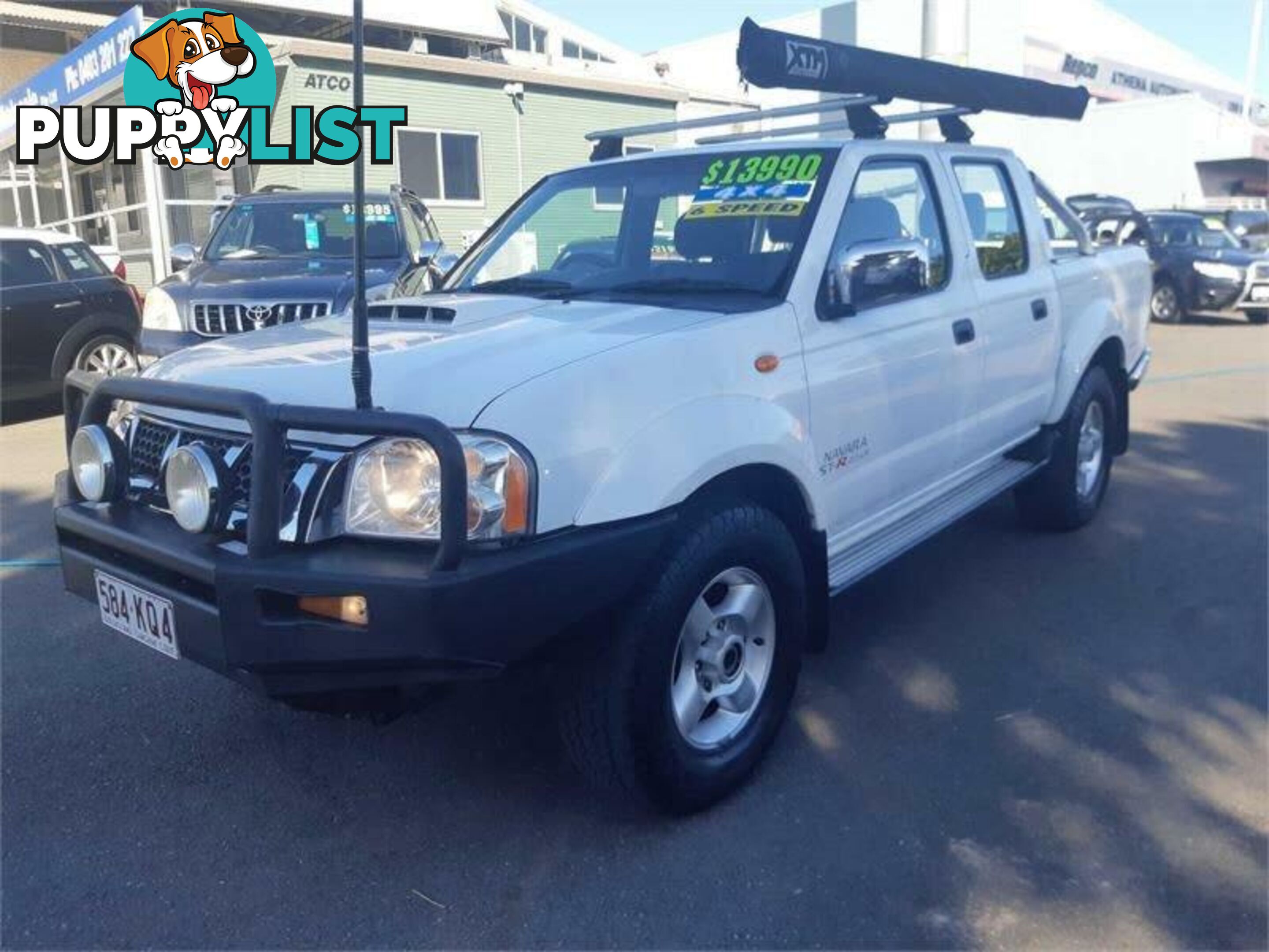 2013 Nissan Navara D22 Series 5 ST-R (4x4) White 5 Speed Manual Dual Cab Pick-up