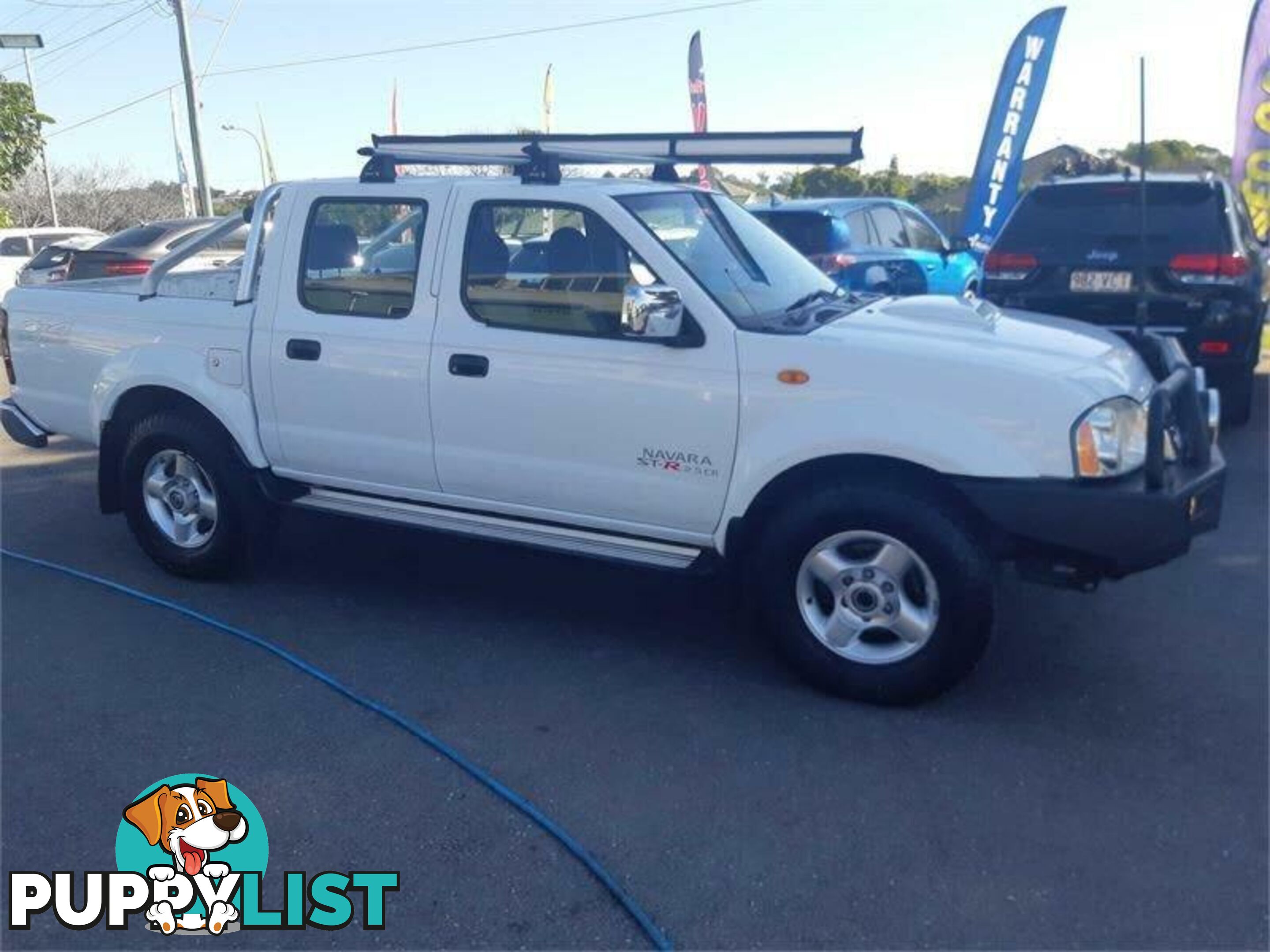 2013 Nissan Navara D22 Series 5 ST-R (4x4) White 5 Speed Manual Dual Cab Pick-up