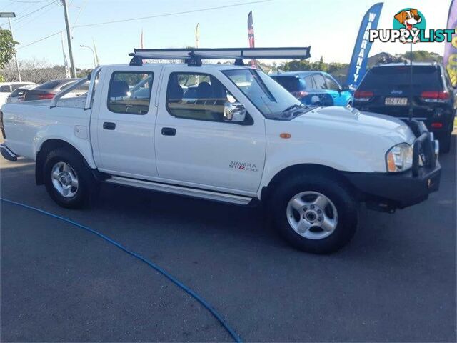 2013 Nissan Navara D22 Series 5 ST-R (4x4) White 5 Speed Manual Dual Cab Pick-up