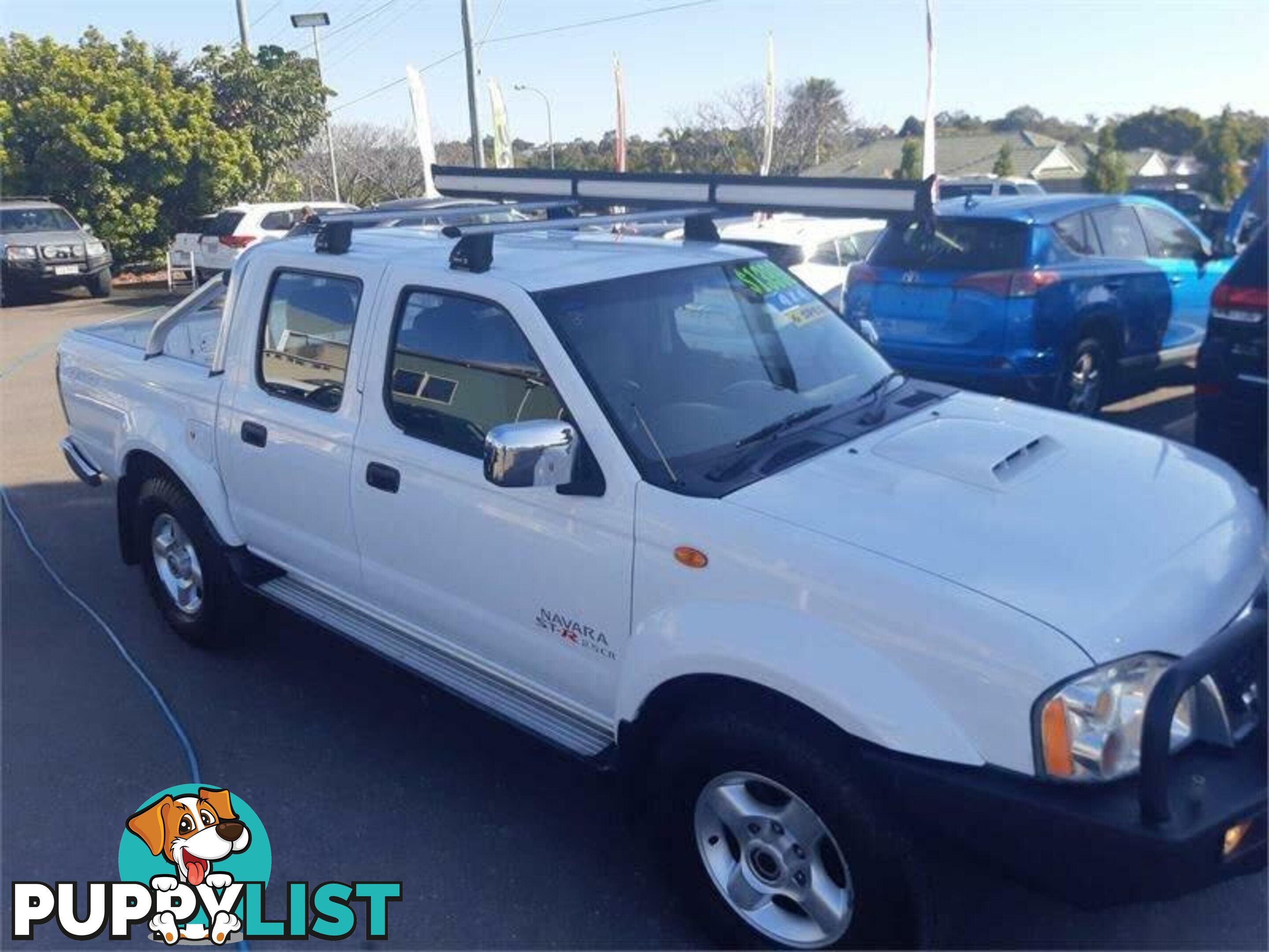 2013 Nissan Navara D22 Series 5 ST-R (4x4) White 5 Speed Manual Dual Cab Pick-up