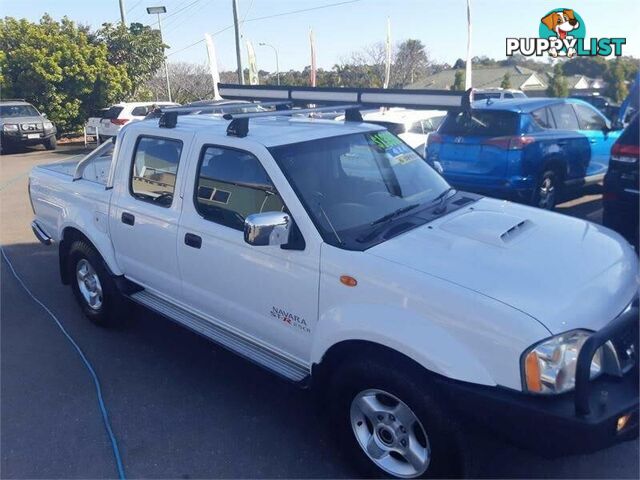 2013 Nissan Navara D22 Series 5 ST-R (4x4) White 5 Speed Manual Dual Cab Pick-up