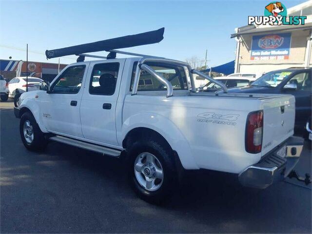 2013 Nissan Navara D22 Series 5 ST-R (4x4) White 5 Speed Manual Dual Cab Pick-up