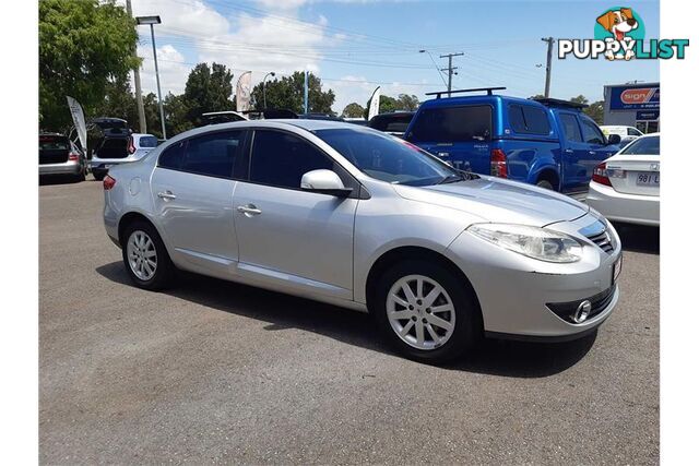 2011 RENAULT FLUENCE DYNAMIQUE X38 4D SEDAN