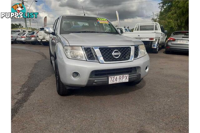 2011 NISSAN NAVARA ST-X (4X4) D40 SERIES 4 DUAL CAB P/UP