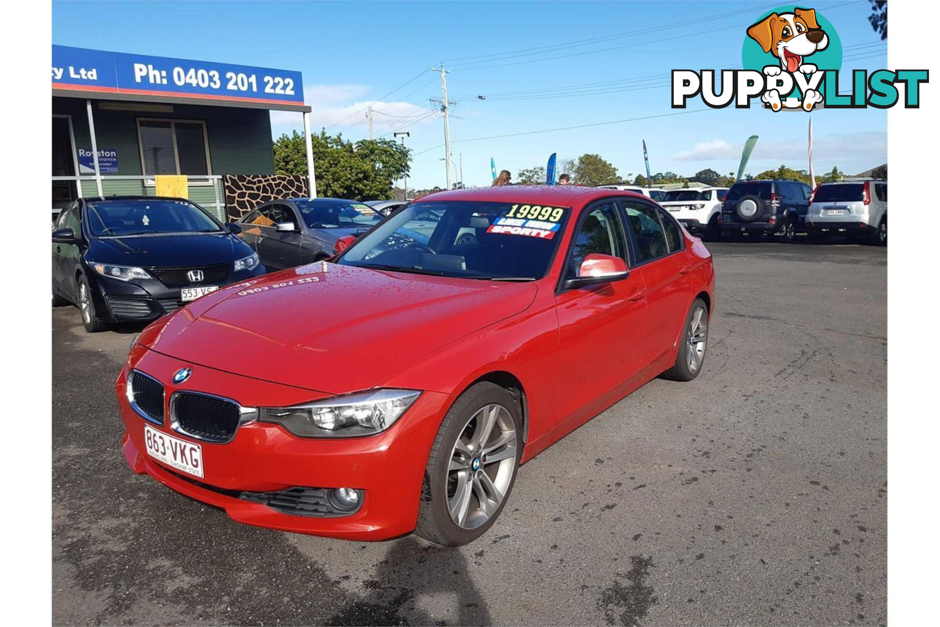 2013 BMW 3 18D LUXURY LINE F30 4D SEDAN