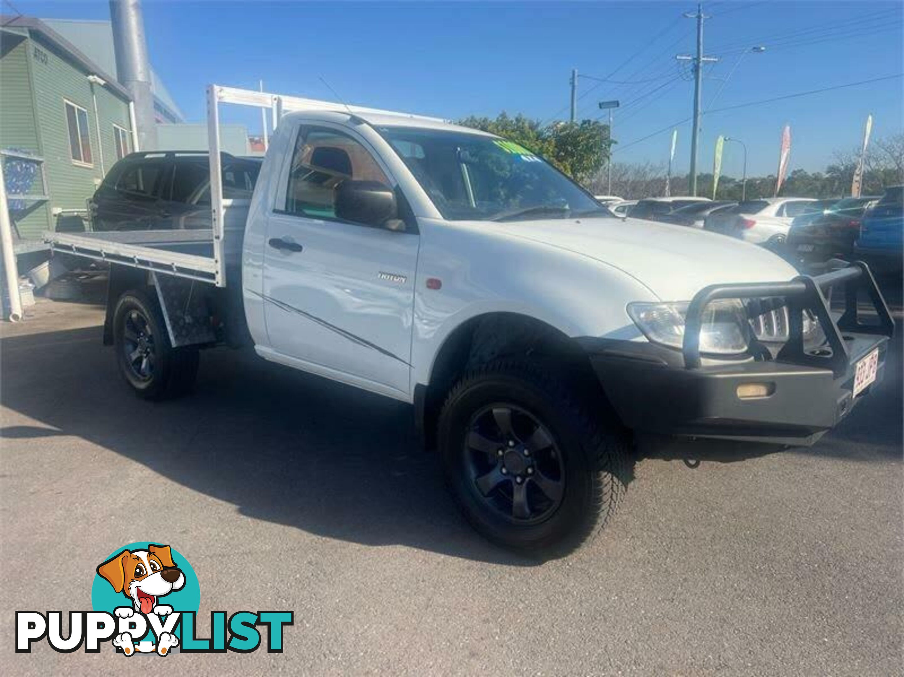 2008 Mitsubishi Triton ML MY08 GLX (4x4) White 5 Speed Manual 4x4 Cab Chassis