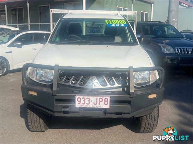 2008 Mitsubishi Triton ML MY08 GLX (4x4) White 5 Speed Manual 4x4 Cab Chassis