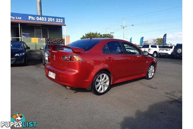 2012 MITSUBISHI LANCER VR-X CJ MY12 4D SEDAN