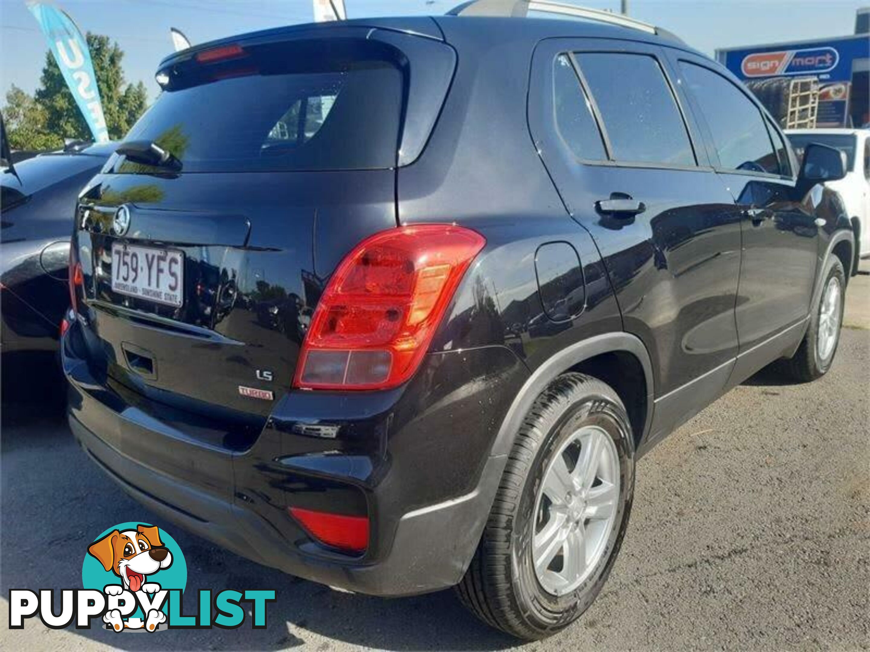 2018 Holden Trax TJ MY18 LS Black 6 Speed Automatic Wagon