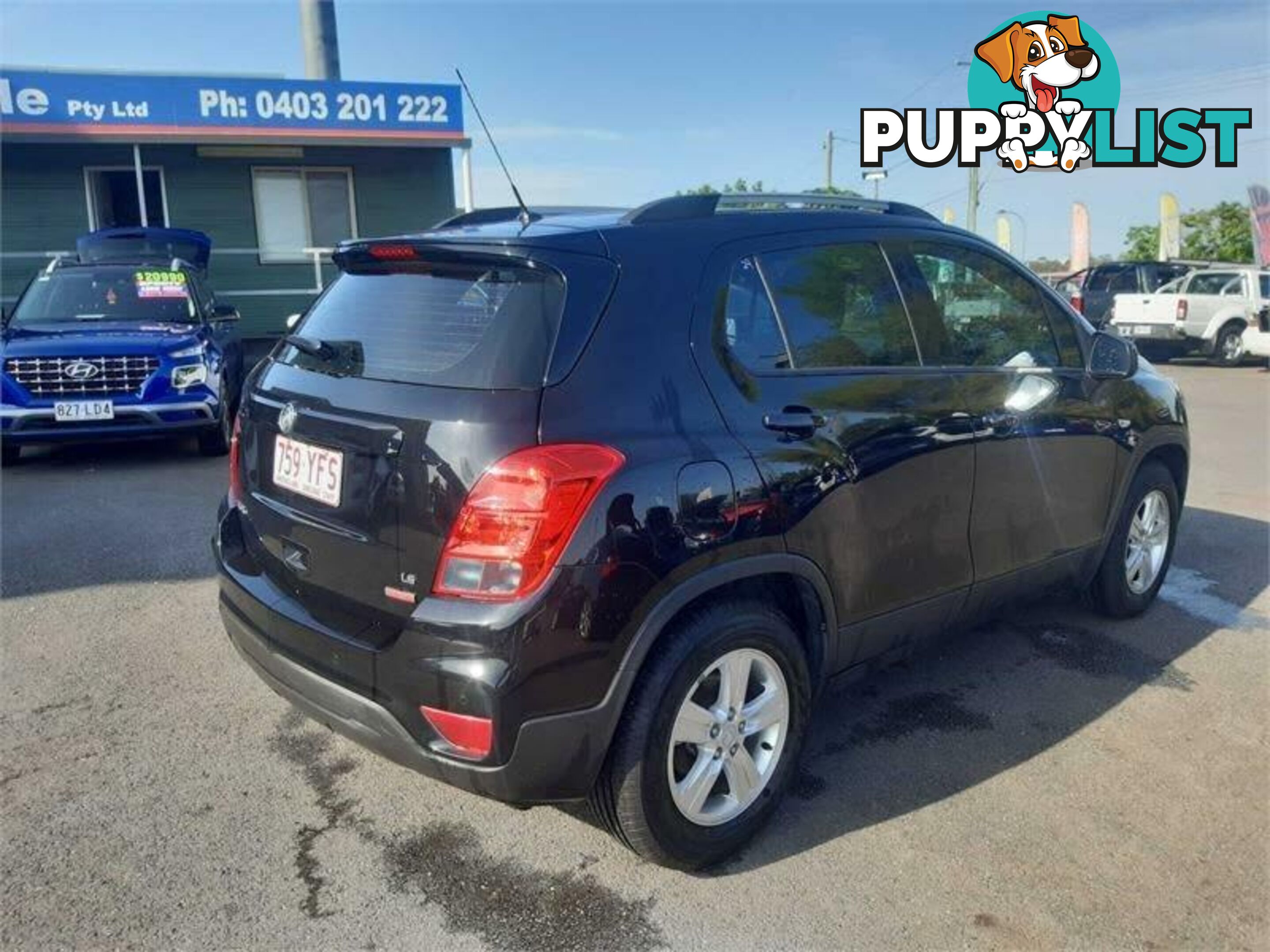 2018 Holden Trax TJ MY18 LS Black 6 Speed Automatic Wagon