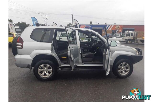 2003 TOYOTA LANDCRUISER PRADO GXL (4X4) KZJ120R 4D WAGON