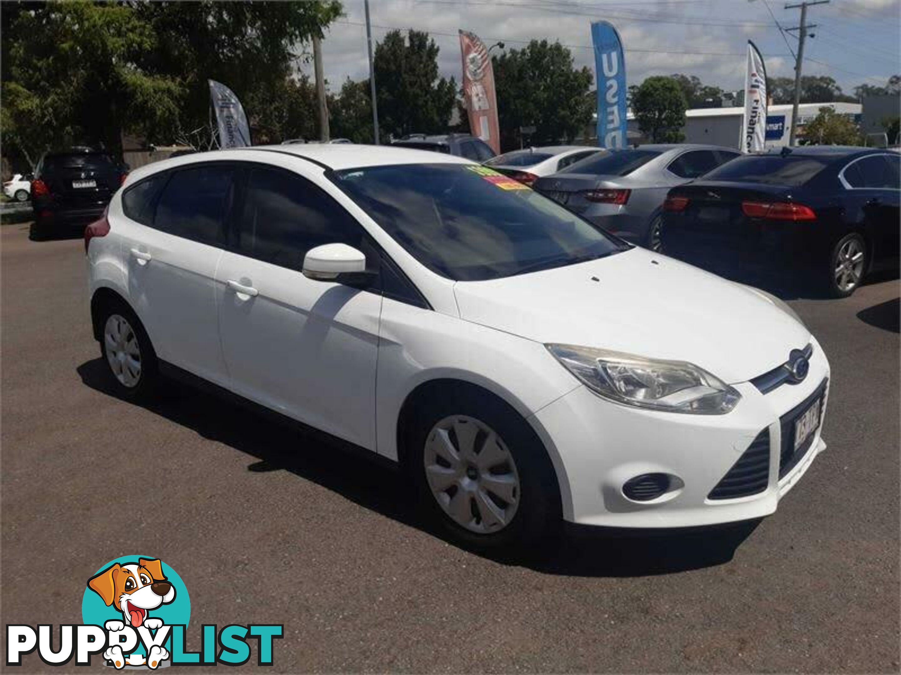 2013 Ford Focus LW MK2 Ambiente White 6 Speed Automatic Hatchback