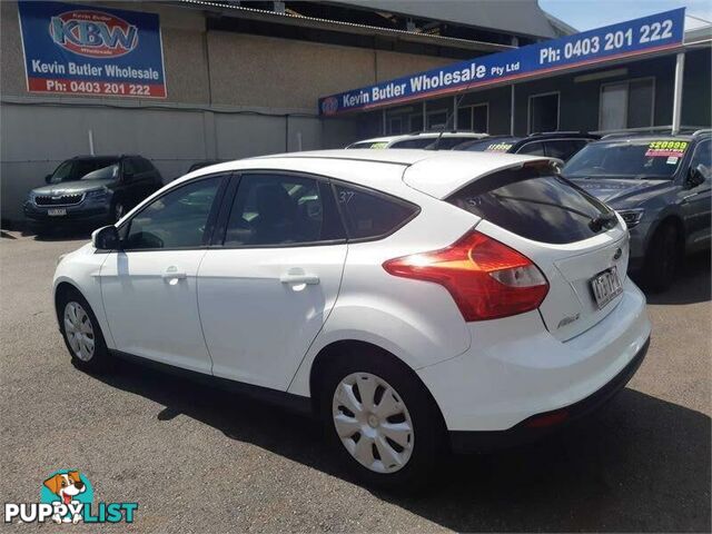 2013 Ford Focus LW MK2 Ambiente White 6 Speed Automatic Hatchback