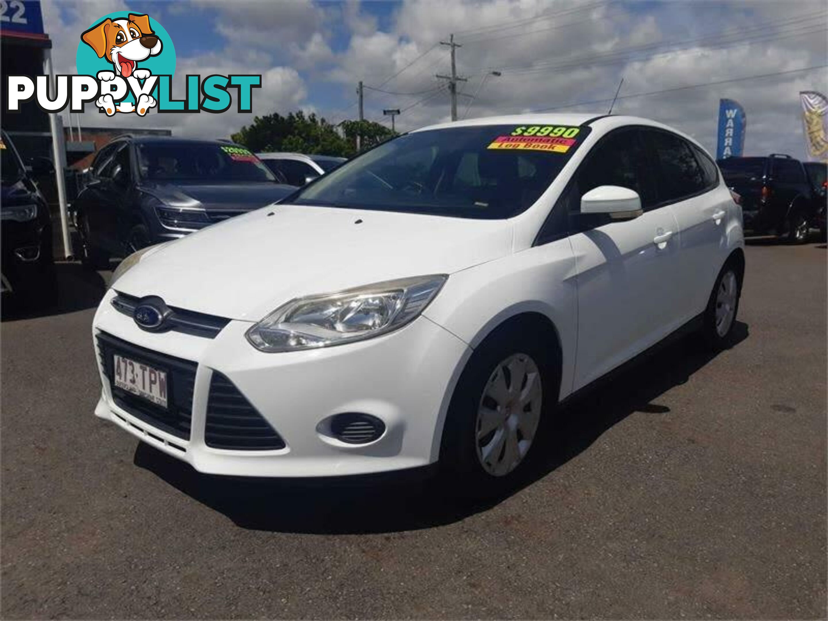 2013 Ford Focus LW MK2 Ambiente White 6 Speed Automatic Hatchback