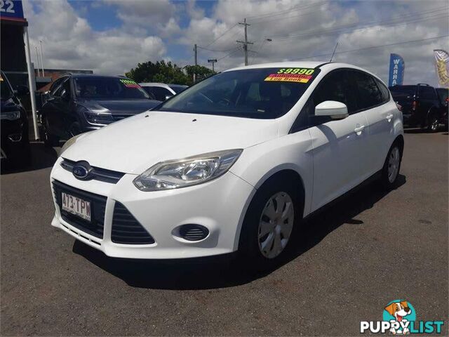 2013 Ford Focus LW MK2 Ambiente White 6 Speed Automatic Hatchback