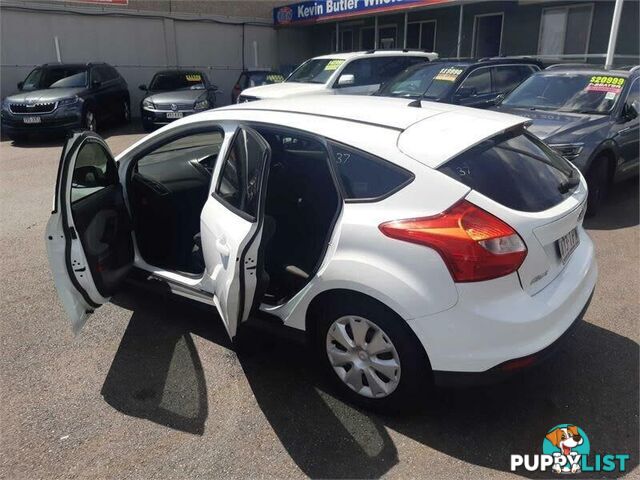 2013 Ford Focus LW MK2 Ambiente White 6 Speed Automatic Hatchback