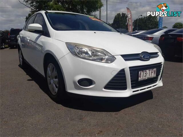 2013 Ford Focus LW MK2 Ambiente White 6 Speed Automatic Hatchback