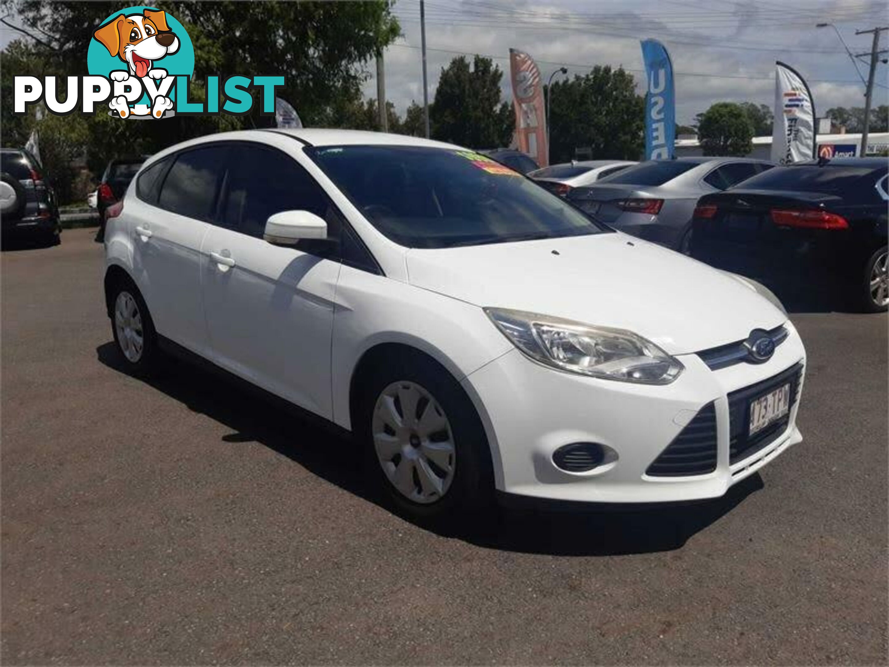 2013 Ford Focus LW MK2 Ambiente White 6 Speed Automatic Hatchback