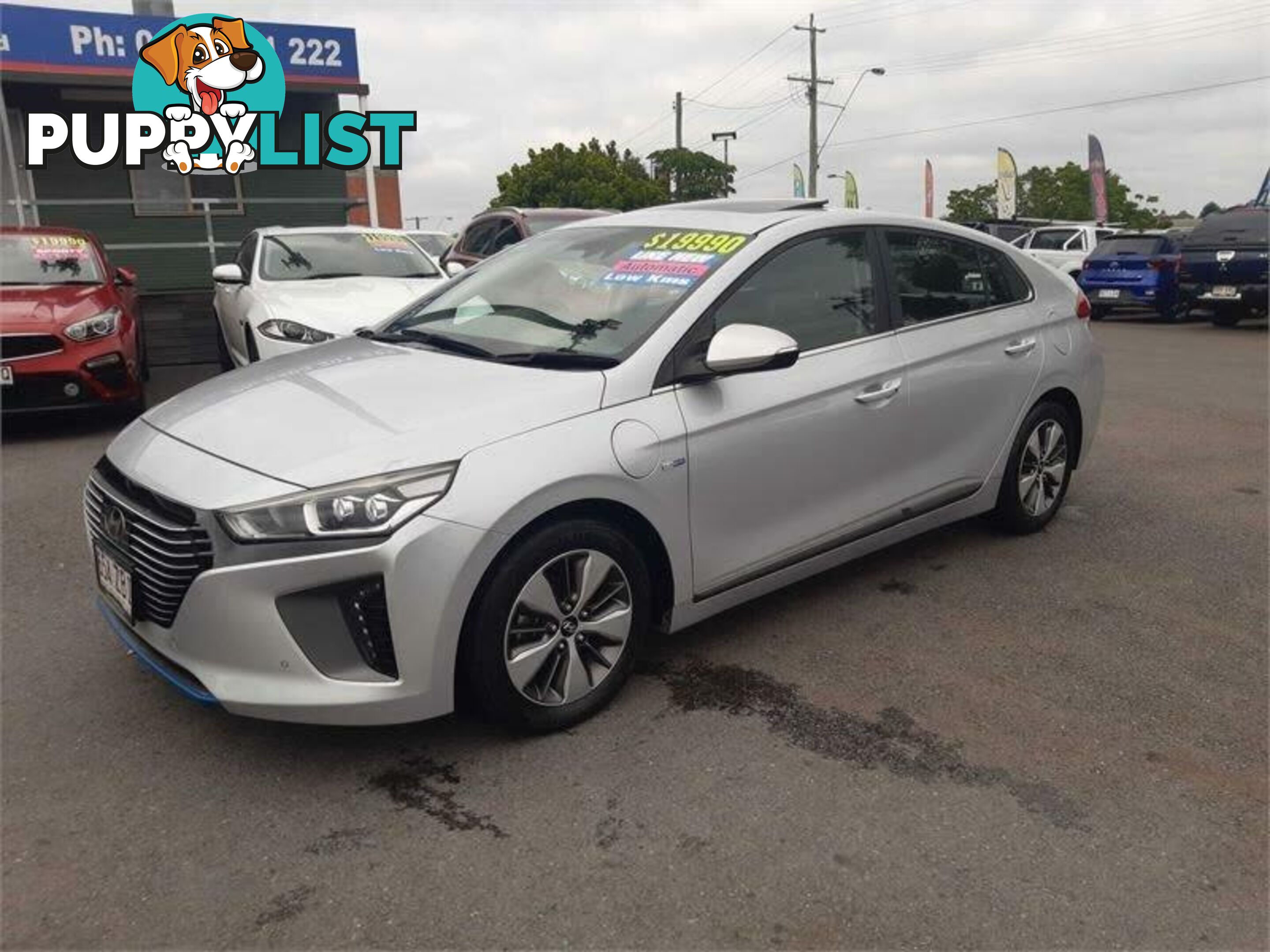 2019 Hyundai Ioniq AE.2 Plug-IN Hybrid Premium Silver, Chrome 6 Speed Auto Dual Clutch Hatchback