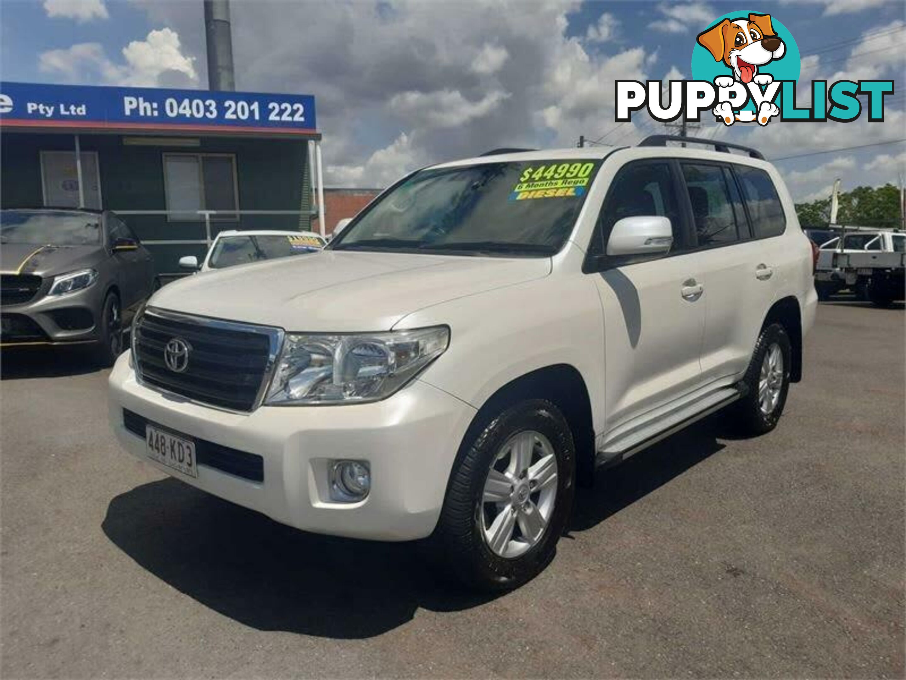 2012 Toyota Landcruiser VDJ200R MY12 Altitude (4x4) White 6 Speed Automatic Wagon