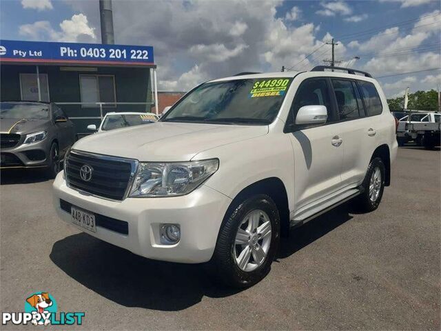 2012 Toyota Landcruiser VDJ200R MY12 Altitude (4x4) White 6 Speed Automatic Wagon