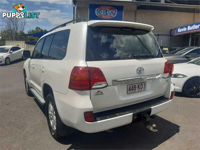 2012 Toyota Landcruiser VDJ200R MY12 Altitude (4x4) White 6 Speed Automatic Wagon