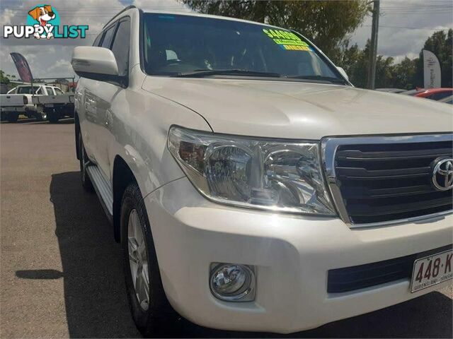 2012 Toyota Landcruiser VDJ200R MY12 Altitude (4x4) White 6 Speed Automatic Wagon