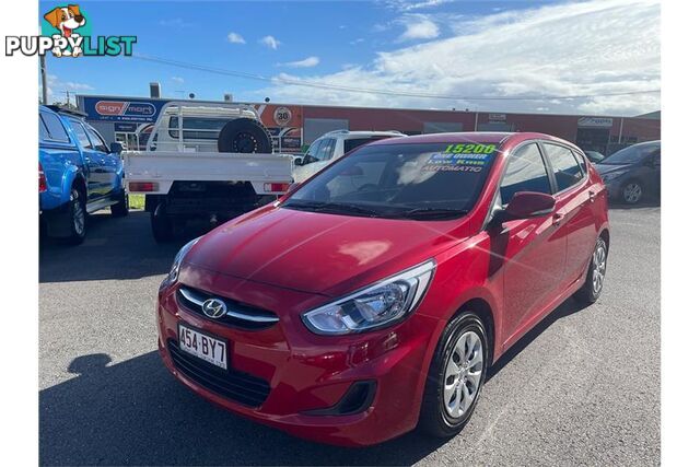 2016 HYUNDAI ACCENT ACTIVE RB4 MY16 5D HATCHBACK